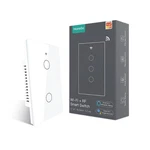 Moesgo Wifi Smart Wall Light 2 Gang White(neutral Wire Required),. Fixed Price $36.54.