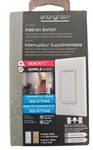 Ge Enbrighten Add-on Switch Quickfit Simplewire Toggle White And Lt Almond. Fixed Price $19.00.