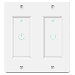 Wifi Smart Switch 2-GANG Wall Light Remote For Alexa & Google Ifttt Us. Fixed Price $19.98.