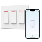 Milfra 3GANG Smart Light Switch Single-pole 2.4GHZ WIFI,2024 New Model 10A,WO.... Fixed Price $55.64.
