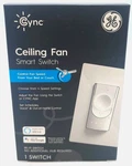 Ge Cync Alexa/google Wi-fi Smart Ceiling Fan Switch Model CSWFSBLBWF1/ST-1P Ul. Fixed Price $17.88.