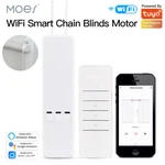 Moes Wifi Smart Curtain Motor Roller Blinds Shutter Drive Voice Remote Control. Fixed Price $65.99.