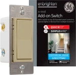 Enbrighten Add-on Switch With Quickfit And Simplewire, Z-wave/ Zigbee Smart Lig. Fixed Price $26.99.
