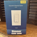 Meross 4-PK Smart Wi-fi Dimmer Switch MSS560 Works W/alexa & Google Assistant. Fixed Price $39.99.