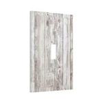 Vintage Wood Grey Plank Single Toggle Light Switch Covers Decorative 1 Gang W.... Fixed Price $21.17.