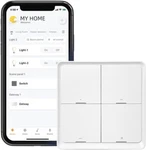 Broadlink Wireless Smart Button Kit Scene Controller, Switch, SC4B4. Fixed Price $39.95.