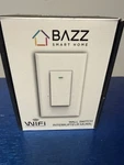 Bazz Smart Home Wi-fi Enabled Decorator/rocker Style Wall Switch White Model. Fixed Price $15.00.