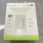 Leviton Decora Smart Wi-fi 4-SPEED Fan Controller Switch R01-DW4SF-1RW. Fixed Price $30.56.