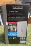 Nib Enbrighten Add-on In-wall Smart Switch Quickfit & Simplewire, Toggle. Fixed Price $17.99.