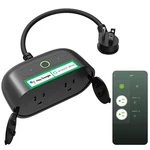 Ghome Smart Outdoor Plug, Wi-fi Outlet With 2 Sockets, IP64.... Fixed Price $38.82.
