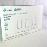 New!!! Tp-link Kasa Smart Wi-fi Light Switch Single Pole KS200P3 3-PACK. Fixed Price $33.00.