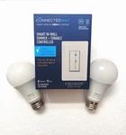 Cree Lighting Connected Max Smart In-wall Dimmer & 2 Matching Bulbs Offer. Fixed Price $15.00.