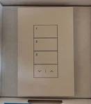 Lutron Hqwt-u-prw-wh Homeworks Qs Wired Keypad Palladiom W/ Plate White New. Fixed Price $285.00.