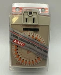 Kmc Indoor 3 Wire Grounded Heavy Duty Plug-in Timer Kmart New & Sealed. Fixed Price $11.00.