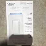Feit Electric Smart Wi-fi Dimmer Switch Alexa Google App White Dim/wifi 120V. Fixed Price $26.00.