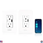 Moes Smart Usb Outlet Receptacle With Type-c, 2.4GHZ Wi-fi In-wall Plug. Fixed Price $66.41.