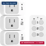 Remote Control Outlet, Tessan Electrical Light Switch, Plug In Wall With. Fixed Price $47.11.
