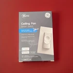 Ge Cync Alexa Google Wi-fi Smart Ceiling Fan Switch Neutral Wire White #2434. Fixed Price $15.99.
