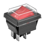 Heschen Rocker Switch On-off Dpst 4 Terminals Red Light 16A 250VAC With Waterpro. Fixed Price $9.23.