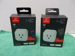 Lot Of 2 Globe Electric Smart Plug, White, Wi-fi, Works W/alexa & Google Assi. Fixed Price $15.99.