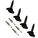 4X Ignition Coil & Iridium Spark Plug For Toyota Corolla Prius V 1.8L UF596. Fixed Price $43.97.