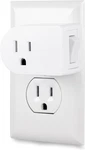 Cordinate Grounded Outlet On/off Power Switch, 3 Prong, Plug 1 Pack, White. Fixed Price $9.46.