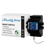 Shelly Pro 4PM Wi-fi, Lan & Bluetooth Channel Smart Relay With Power Mete.... Fixed Price $159.99.