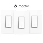 Kasa Smart Light Switch Single Pole 3-PACK KS205P3 White Brand New Sealed. Fixed Price $29.00.