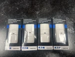 Lot Of (4) New Eaton VSW-P-010 Dimmer Sensor Ivory 0-10V 120V. Fixed Price $325.00.
