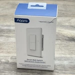 Aqara Smart Wall Switch With Neutral, Single Rocker, White - New Open Box. Fixed Price $35.99.