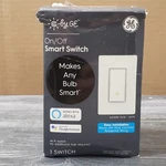 New By Ge On/off Light Bulb Smart Switch Works Alexa & Google Assistant White. Fixed Price $22.00.