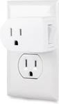 Cordinate Grounded Outlet On/off Power Switch, 3 Prong, Plug 1 Pack, White. Fixed Price $9.18.