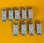 Legrand Radiant 15 125-VOLT Tamper Resistant Decorator Duplex,white (9PACK). Fixed Price $13.49.