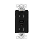 Eaton Z-wave Plus RFTR9605-TBK Wireless Duplex Receptacles Black. Fixed Price $30.00.