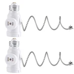 Dicuno E26 Light Socket To Plug Adapter, Polarized Outlet Bulb Split. Fixed Price $11.99.