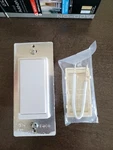 Ge Enbrighten Add-on Switch Quickfit Simplewire Toggle White And Lt Almond. Fixed Price $14.48.