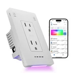 Invisoutlet Aura Smart With Rgb Night Light, In-wall PLUG,15A Du.... Fixed Price $55.47.