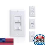 Ecoeler Slide Dimmer Light Switch, Single-pole Or 3 Way Full Range Dimming Wall. Fixed Price $64.78.