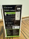 Jasco Z Wave In-wall Smart Dimmer Switch White 46565. Fixed Price $22.99.