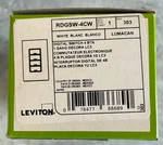 Leviton RDGSW-4CW Digital Switch Button Lumacan J4 New Nib White. Fixed Price $95.00.