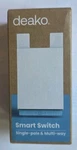 Deako Smart Light Wall Switch Gen Single Pole 3-WAY 4-WAY 2.4 Ghz Wi-fi White. Fixed Price $59.99.