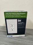EATON15A 125V Tamper Resistant Voice Control Z-wave Smart Outlet RFTR9605-TAW(B). Fixed Price $19.75.