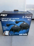 Feit Electric Outdoor Smart Plug 2 Pack Wifi Triple Outlet Alexa Google Wp. Fixed Price $20.00.
