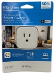 Enbrighten Mini Plug-in Wi-fi Smart Switch, Grounded Outlet, No Hub, 51511 White. Fixed Price $16.80.