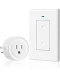 Remote Control Outlet, Wilawels Wireless Light Switch, Removable White. Fixed Price $20.41.