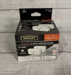 Defiant 15 Amp 120-VOLT Indoor Smart Plug & Timer Wi-fi Bluetooth Pack. Fixed Price $19.99.