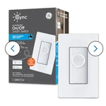 Ge Cync On/off White Smart Light Switch 1.5 Amp No Neutral Wire. Fixed Price $30.99.