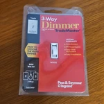 Pass & Seymour Legrand T603WV 3-WAY Dimmer Wall Switch White 600W Easy Install. Fixed Price $11.99.