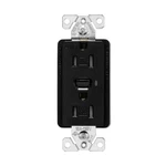 Eaton RFTR9605-TBK Z-wave Plus Wireless Duplex Receptacles Black. Fixed Price $34.00.