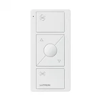 Lutron PJ2-3BRL-GWH-F01 Wireless Fan Control Vdc On/off Plastic White. Fixed Price $68.68.